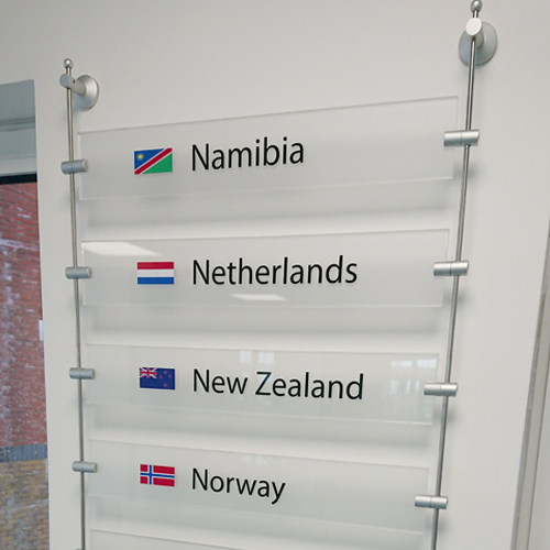 Signwork internal signs